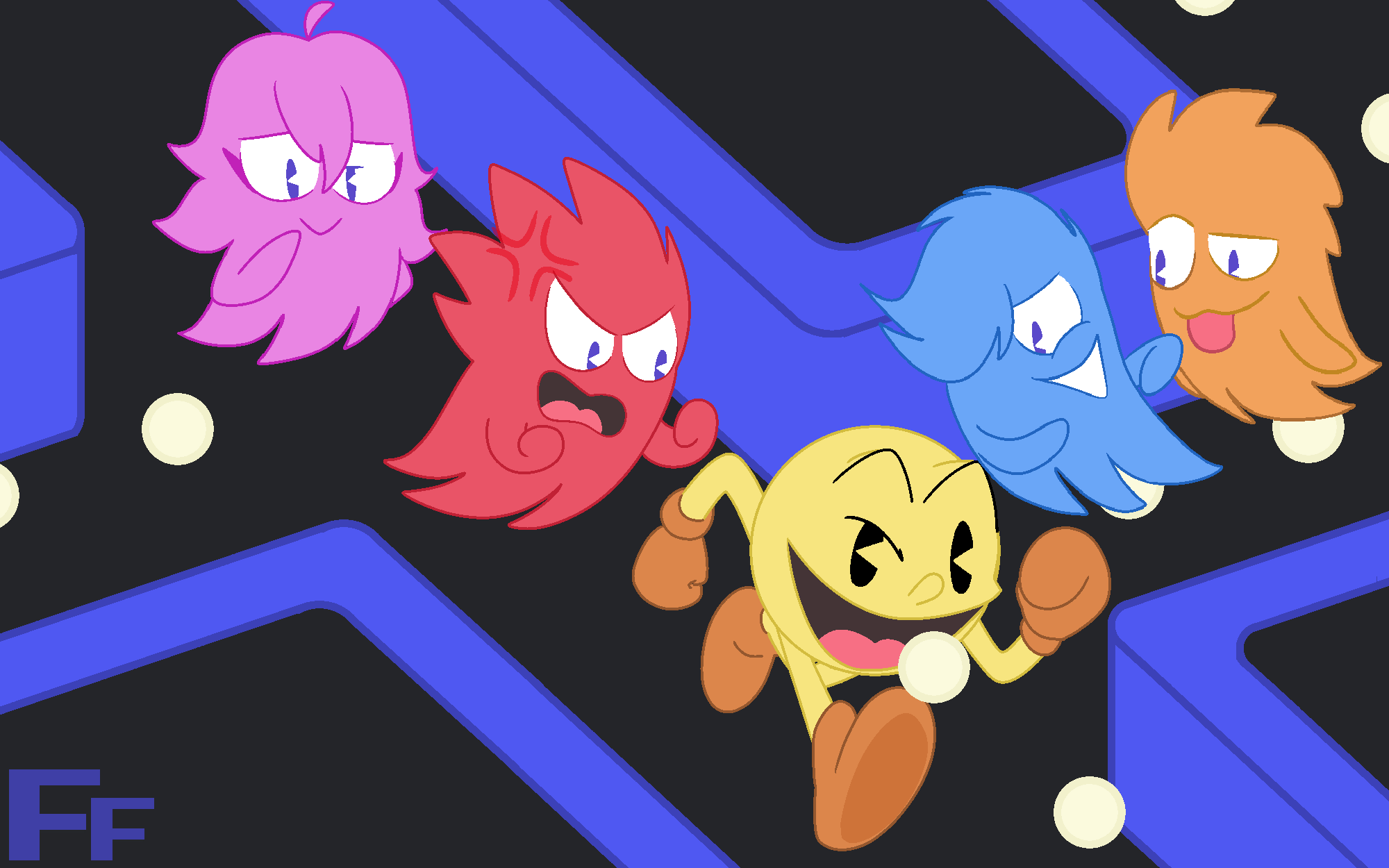 Pixel Run Pac Man Run, Pac-Man, Run! by IF-Draws on DeviantArt