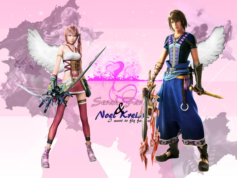 Wallpaper Serah and Noel