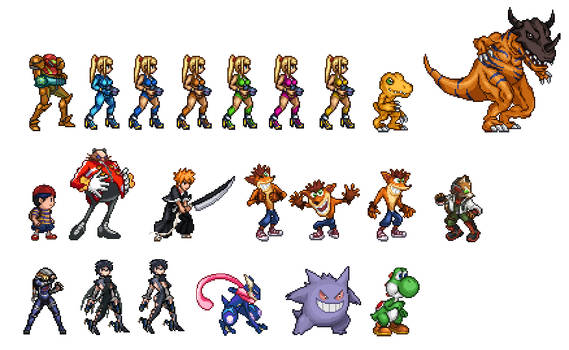 Sprites smash bros