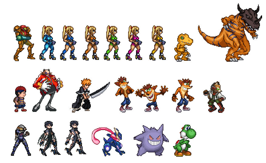 Sprites smash bros by JakeDash on DeviantArt