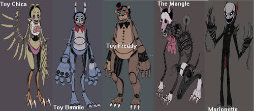 Fnaf Characters ANIME! by XxXKawaiiO3OXxX on DeviantArt