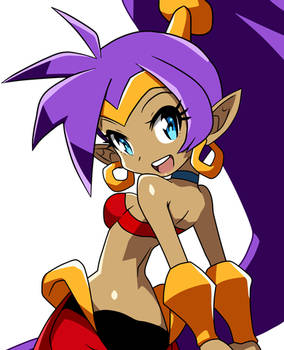 Shantae card vector