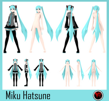 Miku Model Sheet