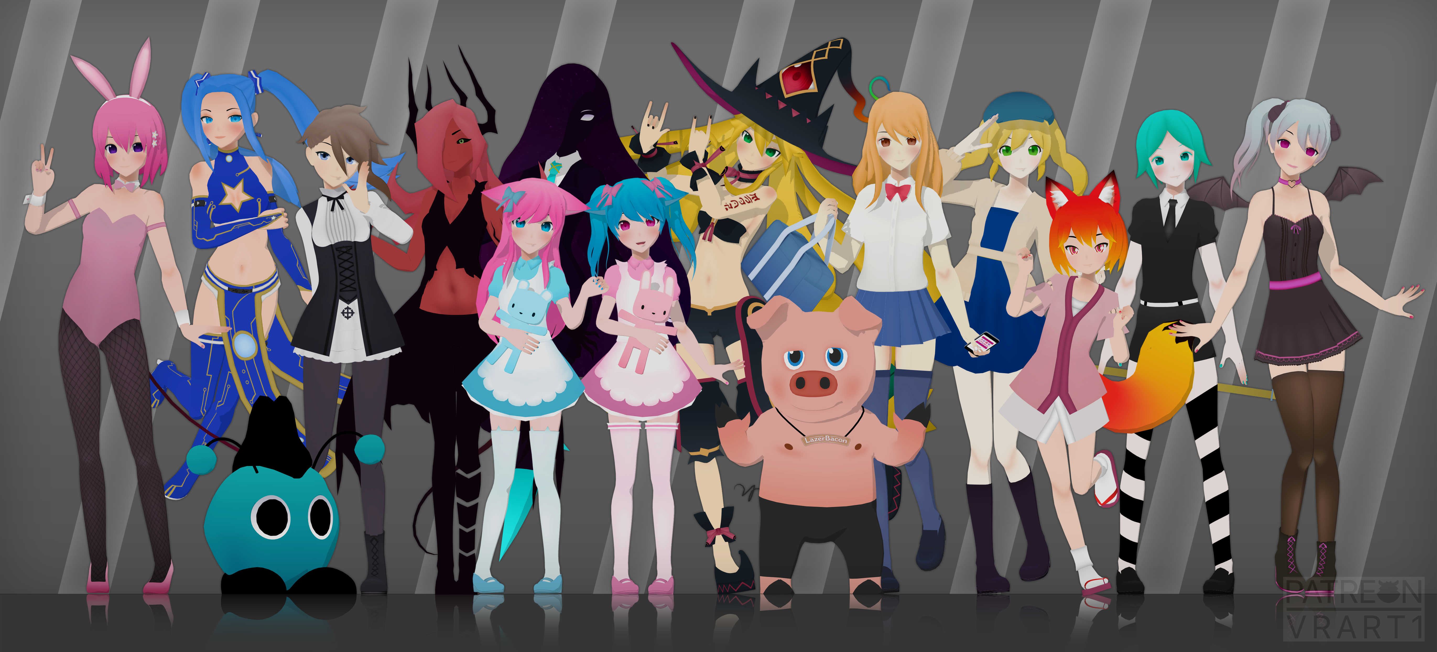 cute vrchat avatar in 2021 anime art girl art girl avatar.