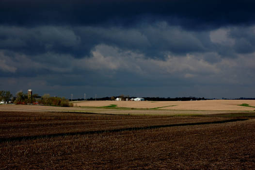 Weather Over Iowa Fields