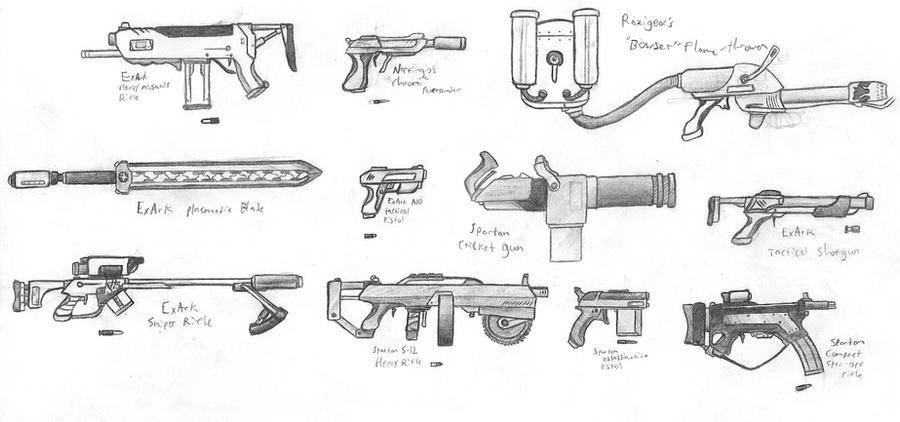 Weapon Sample Chart 2 by ghodan on DeviantArt