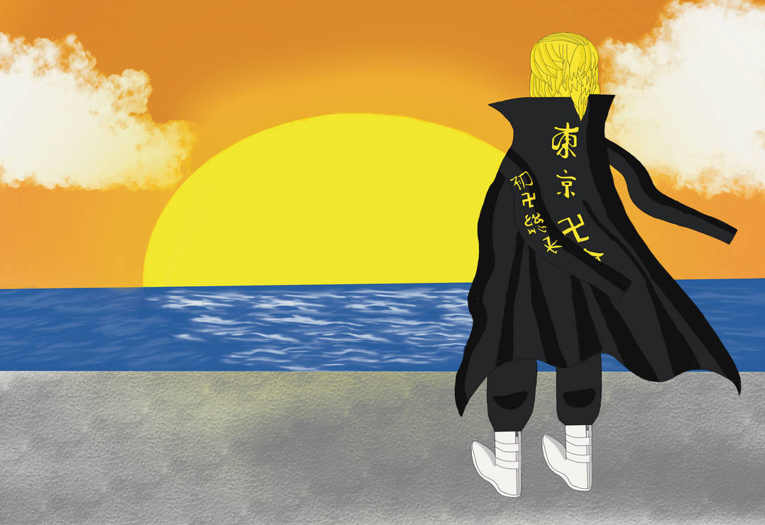 Mikey Back View Mikey looking at sunset by cozylordart on DeviantArt