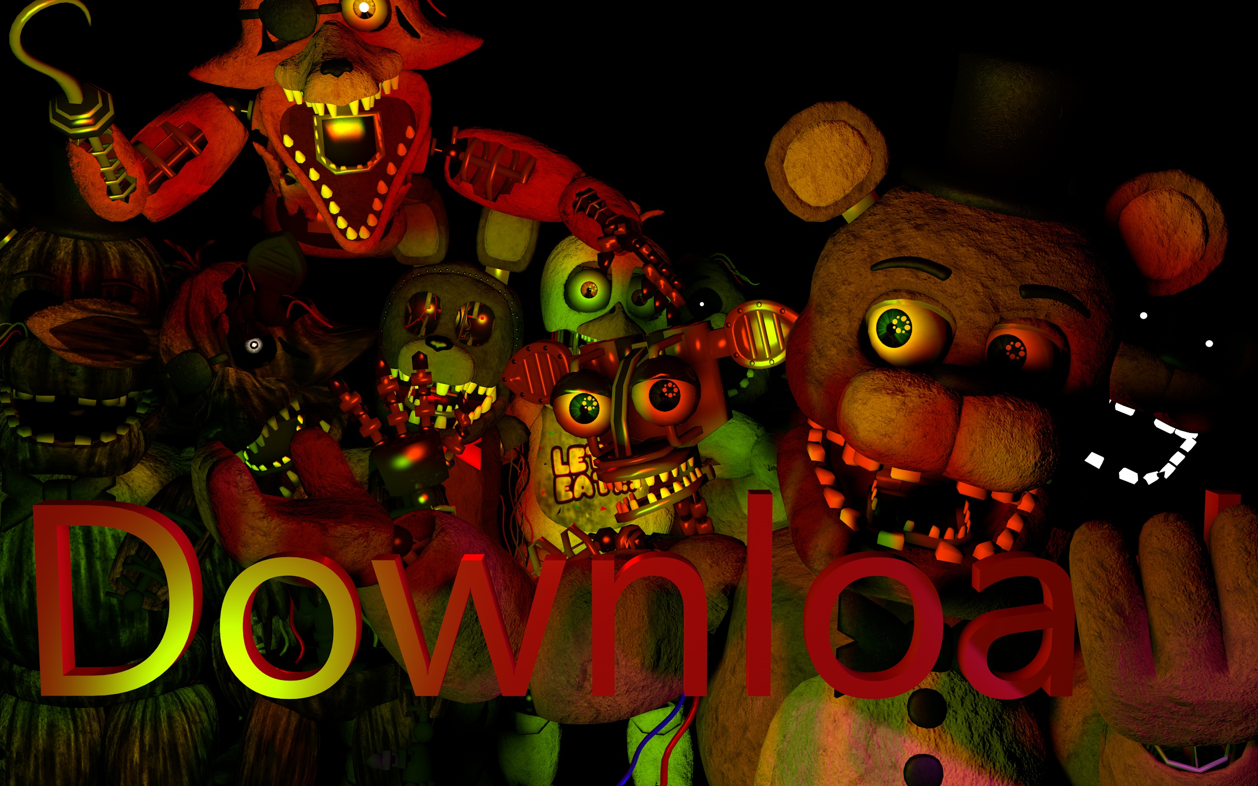 fnaf 2 pack by ea port souger Download c4d by souger222 on DeviantArt