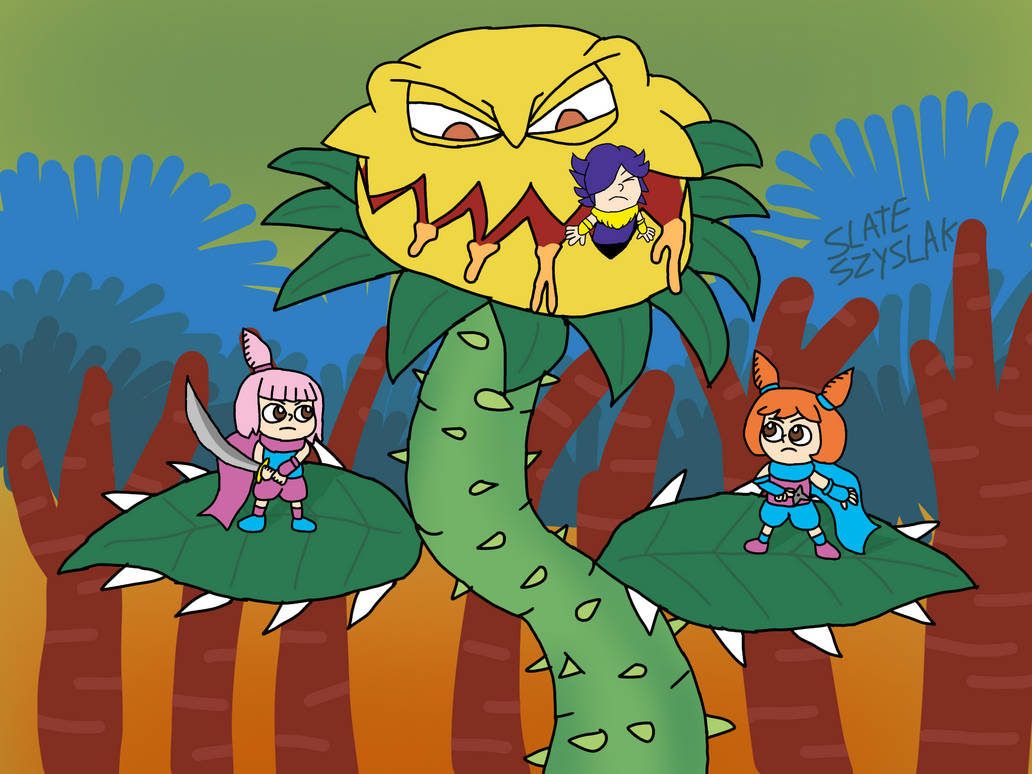 Fight against the great Cractus by SlateSzyslak on DeviantArt