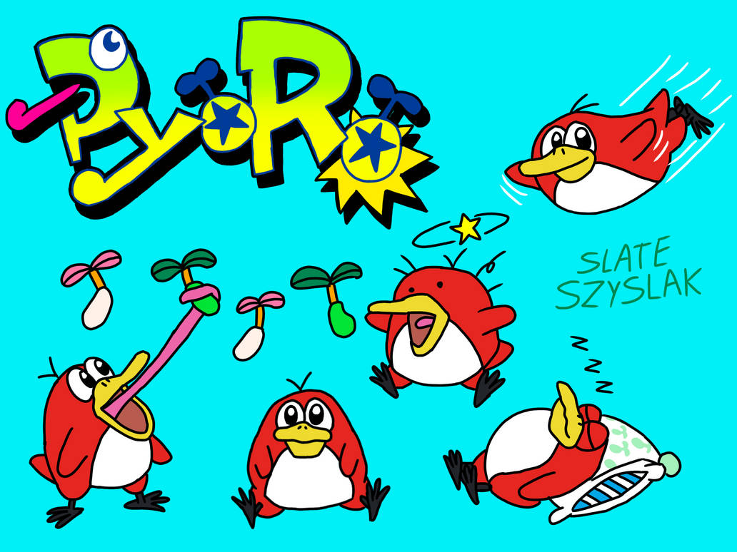 Some Pyoro doodles (Remake) by SlateSzyslak on DeviantArt