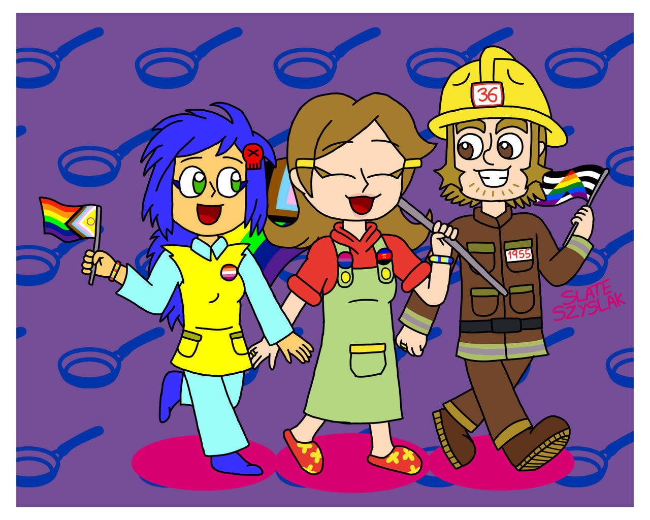 Polyamory Deviantart The polyamory couple ever by SlateSzyslak on DeviantArt
