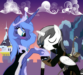 Duststrife swear allegiance to Luna by Tales-Fables