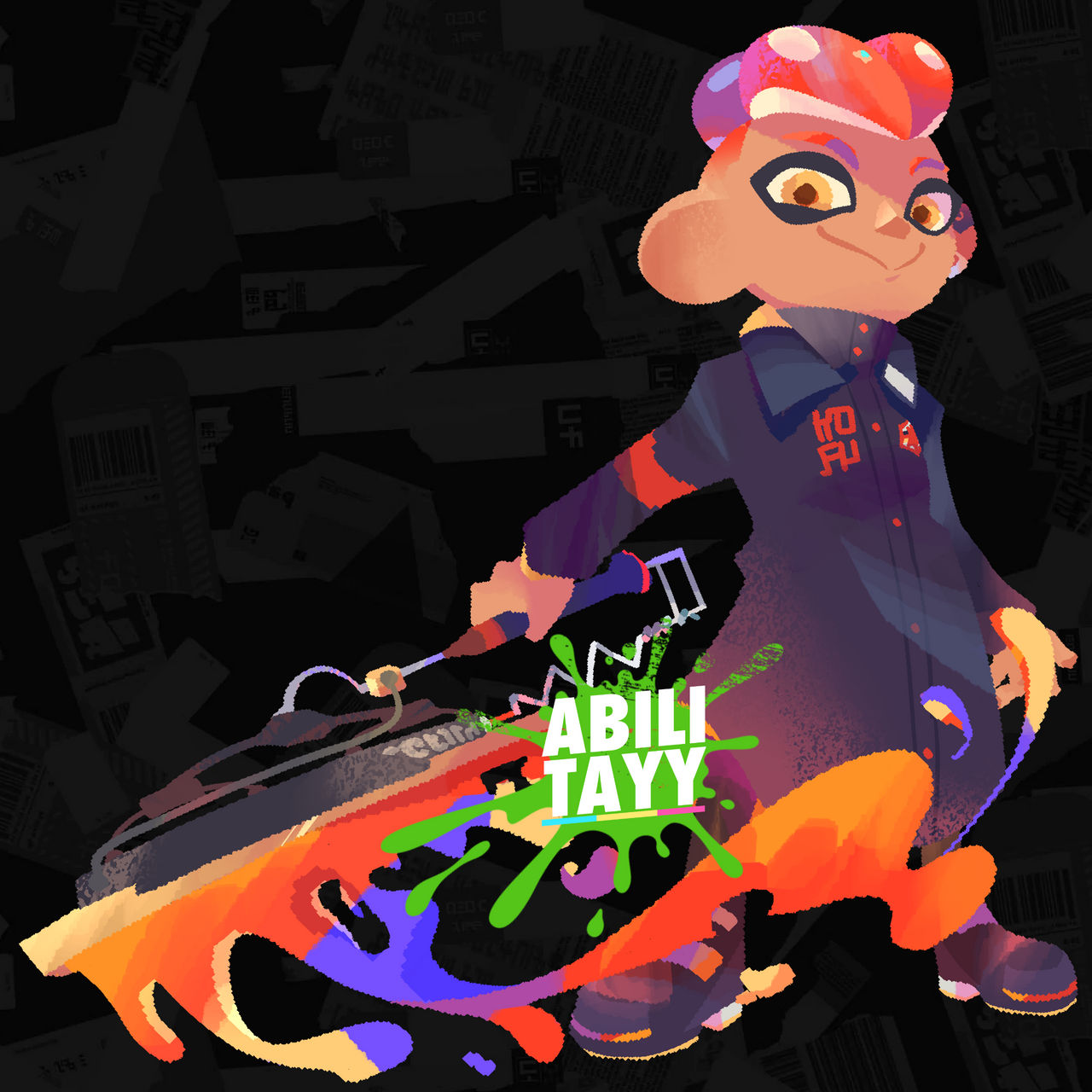 Splatana Designs Commission - Splatana Wiper by abilitayy on DeviantArt