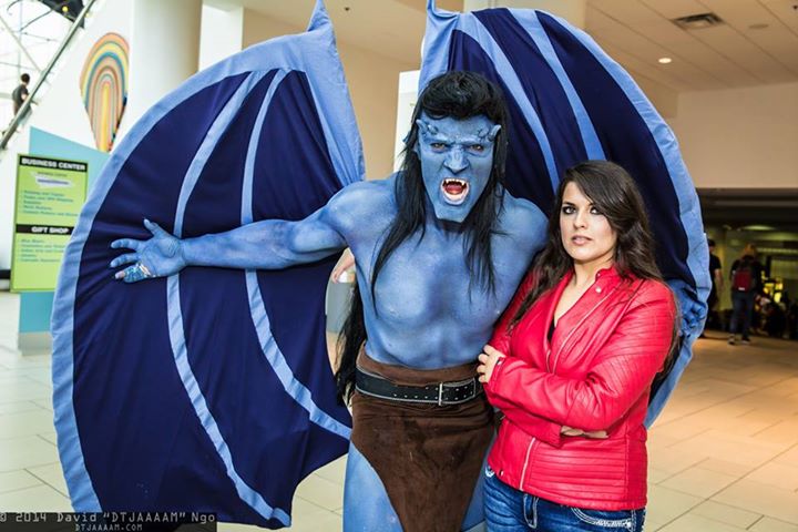 Goliath and Elisa Maza from Gargoyles