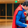 Superman and Wonder Woman Cosplay