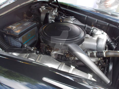 1957 Mercedes Cabriolet 220S Engine
