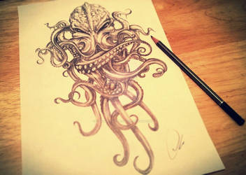 Cthulhu Drawing