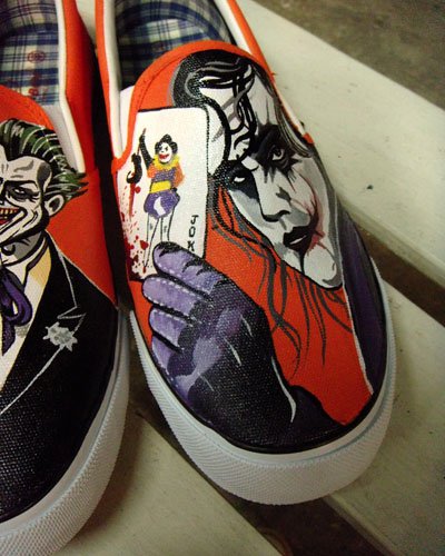 The Joker , Batman custom shoes