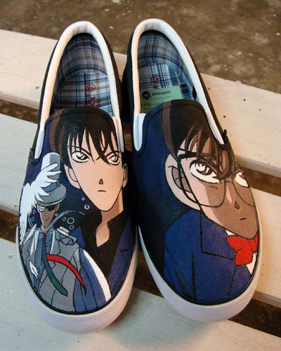 Bandit Kid X Detective Conan , custom shoes