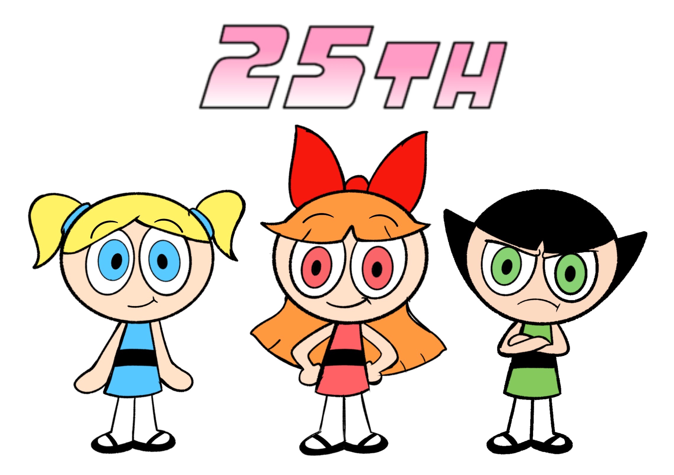 Powerpuff Style. Deviantart Powerpuff Girls 25th anniversary (my style) by Fanimator96 on DeviantArt