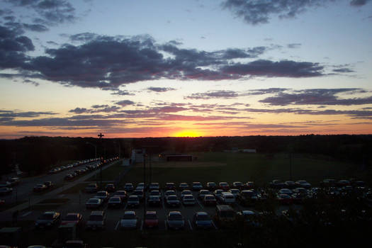 Sunset over Platteville