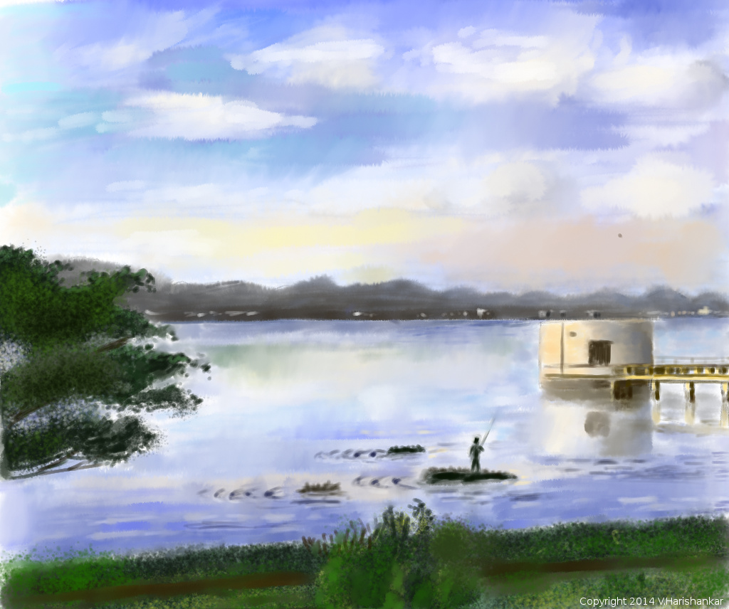 Kolavai lake (Chengalpattu) Scenery