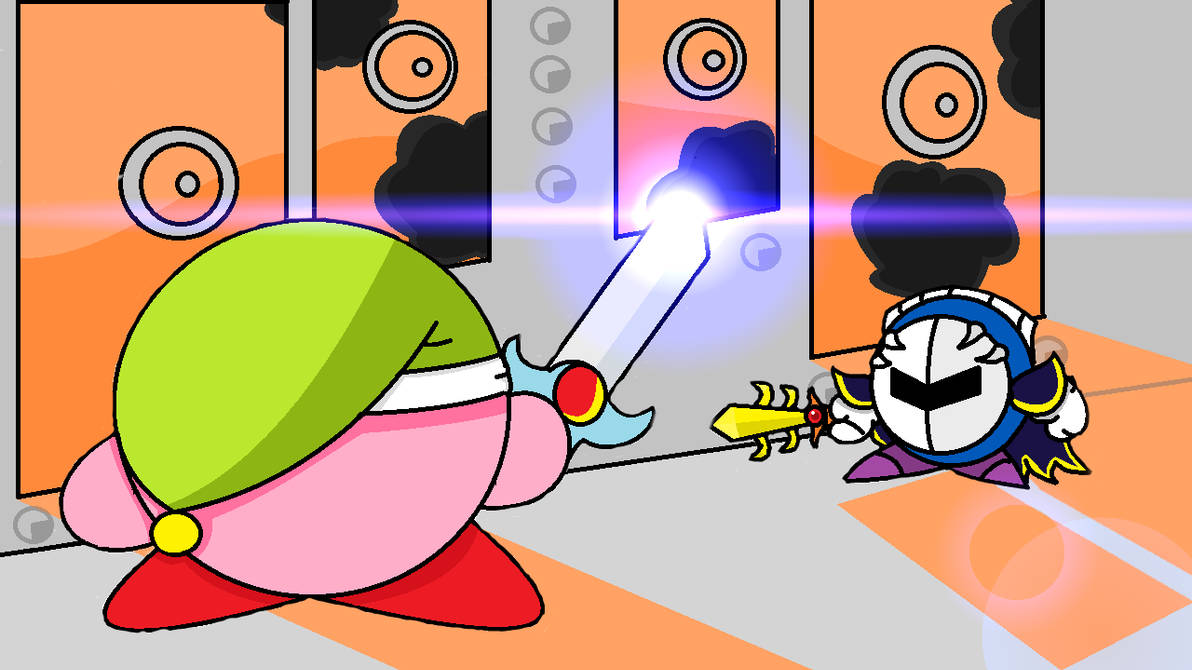 Kirby vs Meta knight by EXEbird on DeviantArt