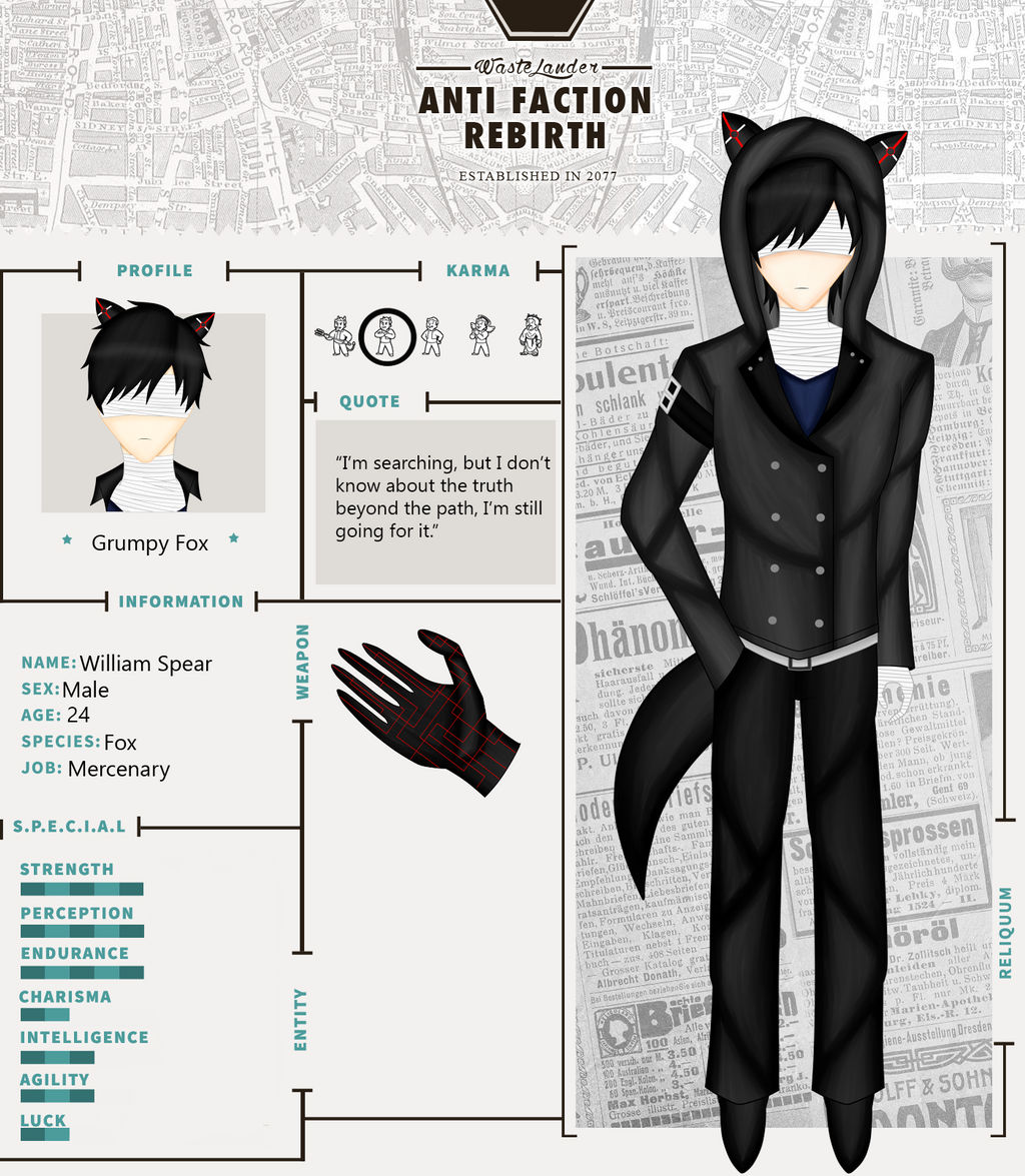 AF-Rebirth: Grumpy Fox by BishieDream on DeviantArt