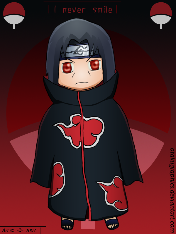 Itachi: I never smile