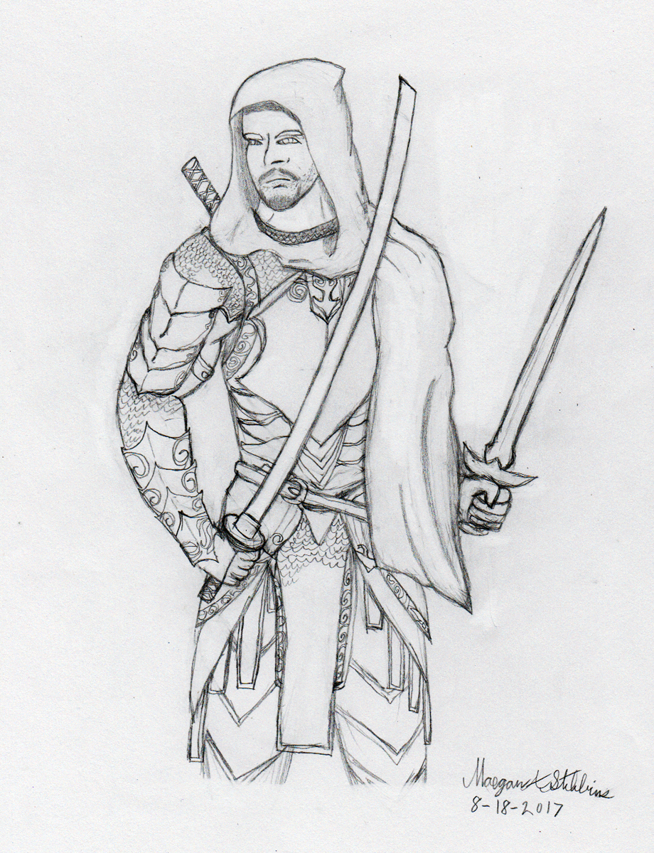Kain Talon, Black Lance Guildmaster by Maverick-Werewolf