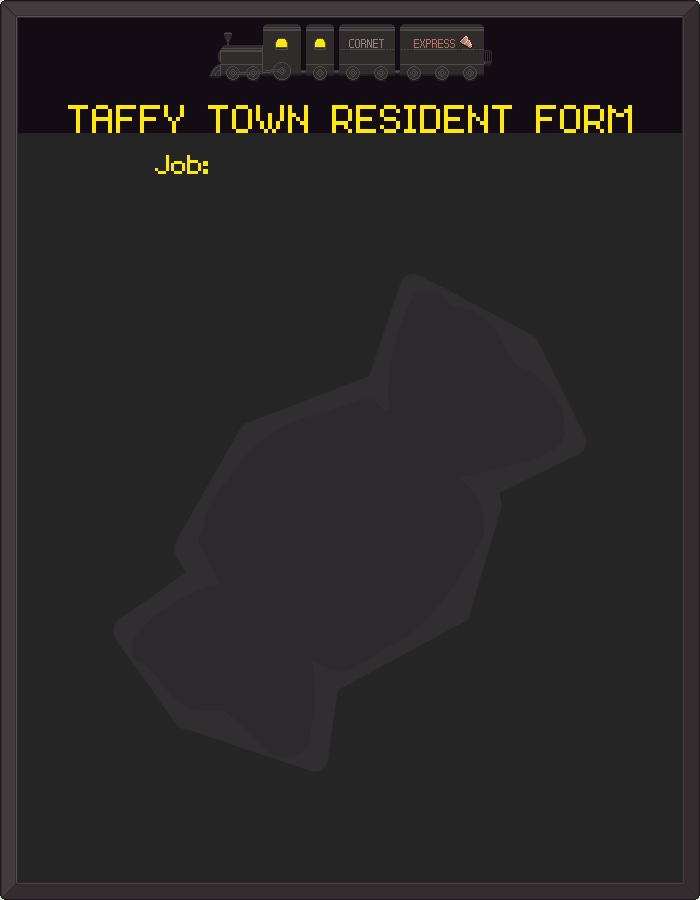 Eclair Express: Taffy Town Resident Form