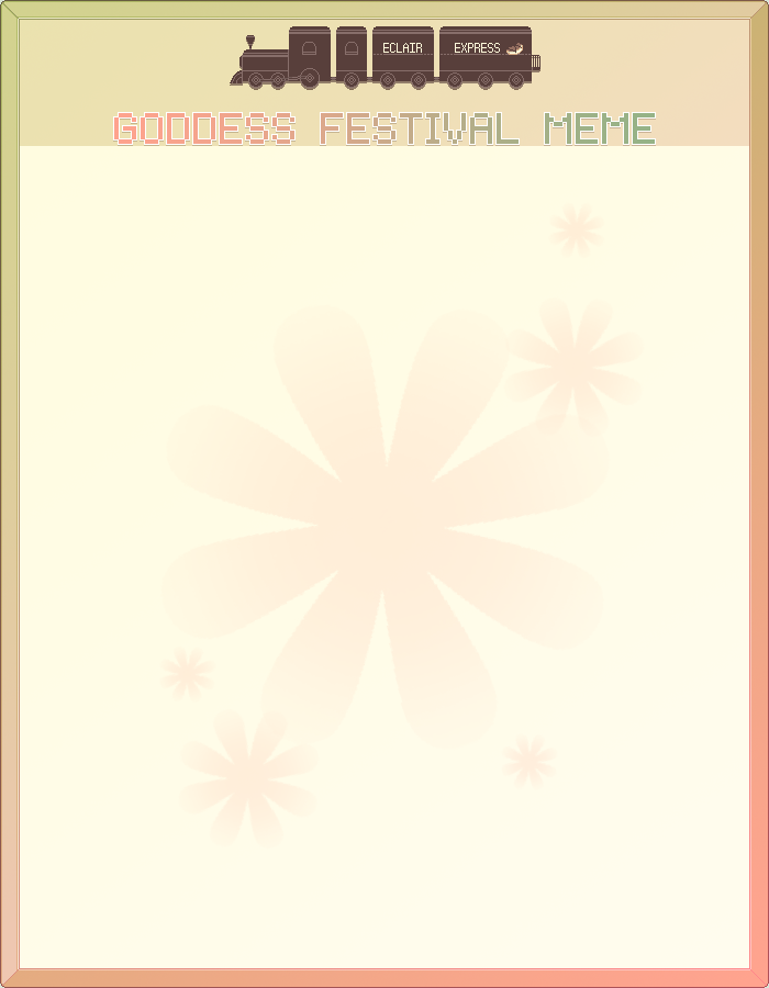 Eclair Express: Goddess Festival Outfit