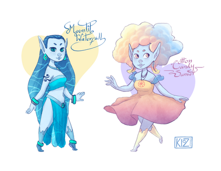 Adoptables! Waterfall + Sunset | OPEN