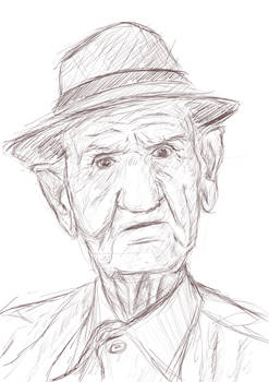 Old man sketch