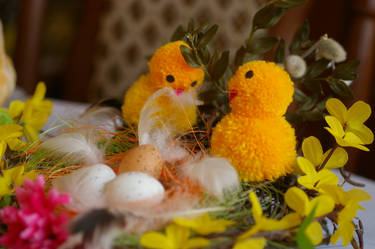 Easter chickens