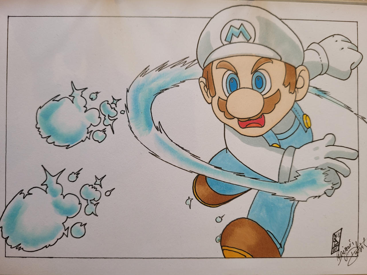 Ice Mario by BDArtwork on DeviantArt