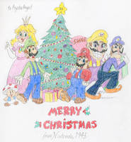 Merry Christmas from Retro Mario