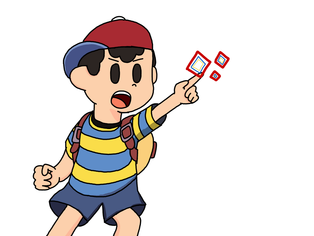 Ness Hand drawn render 1 by PeeEssEye on DeviantArt