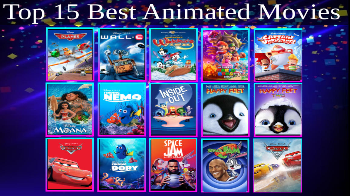 My Top 15 Best Animated Movies by Sanford22 on DeviantArt
