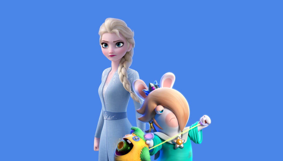 Elsa and Rabbid Rosalina by Sanford22 on DeviantArt