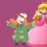 Saraline and Princess Peach