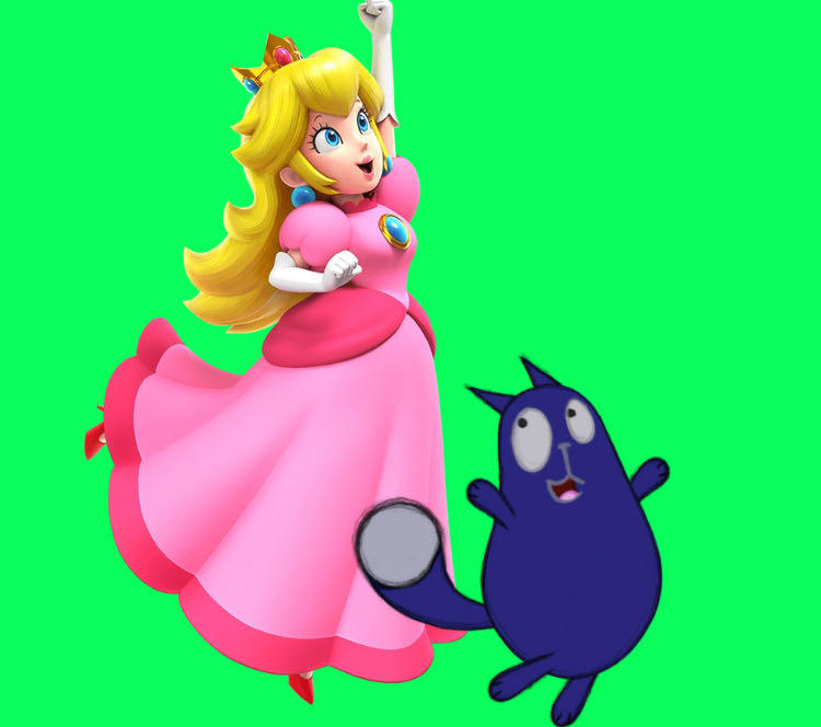 Peach Jump Rope Princess Peach and Cat are Jumping by Sanford22 on DeviantArt