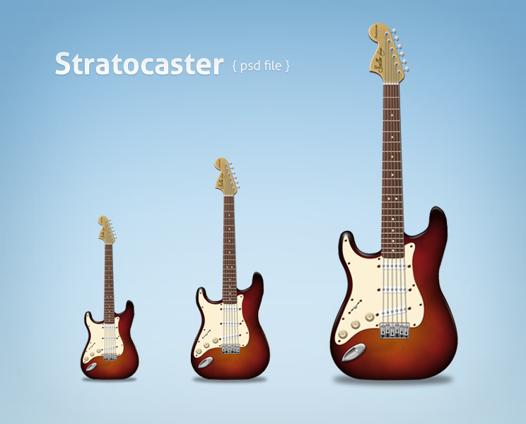 stratocaster Classic psd