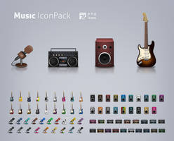 Music icon set