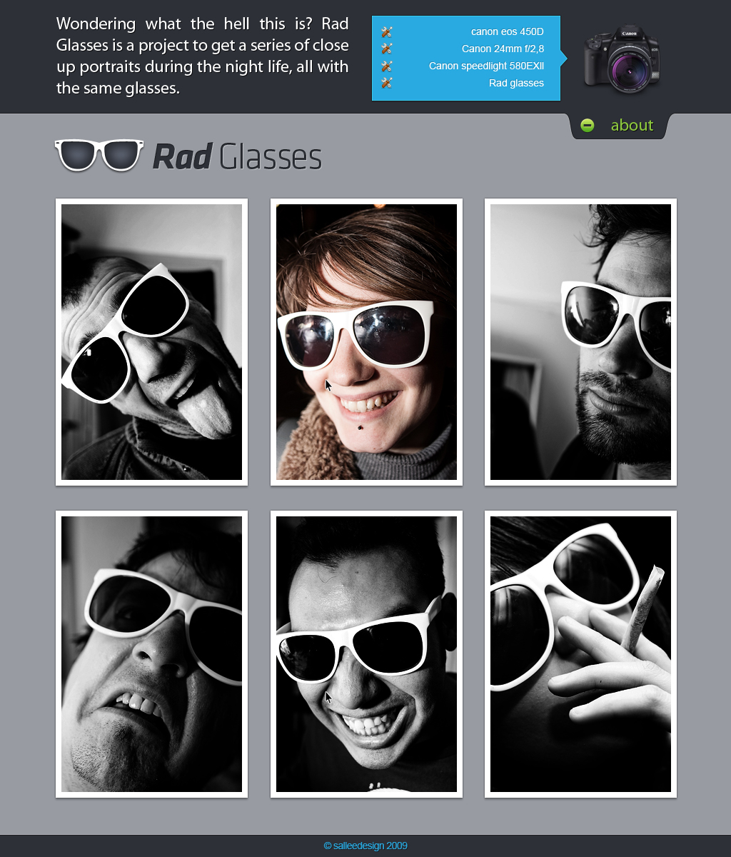 Rad Glasses Website Live