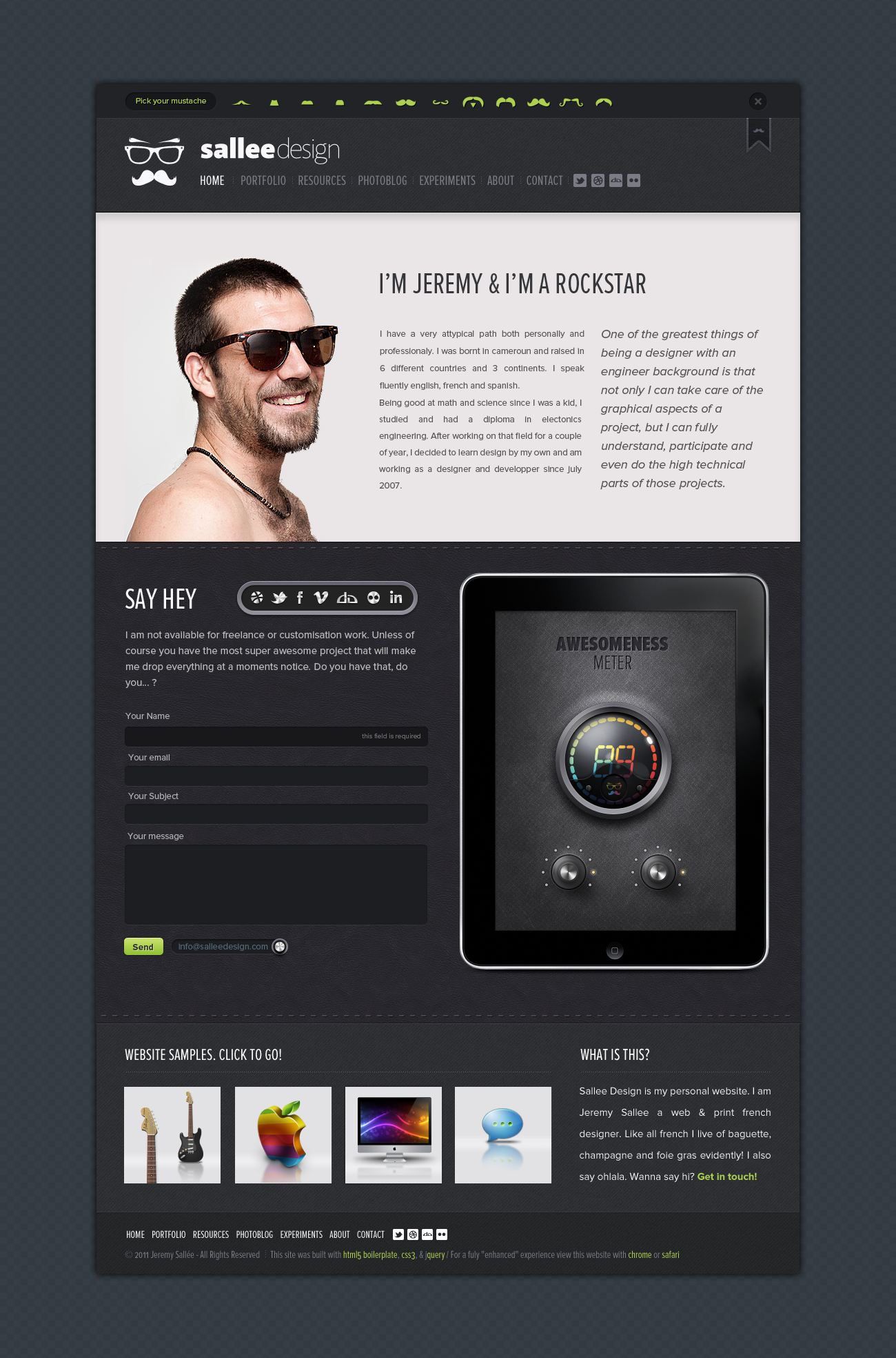 sallee design contact by LeMex