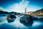 Golden Gate Bridge on a gorgeous fall day by LeMex