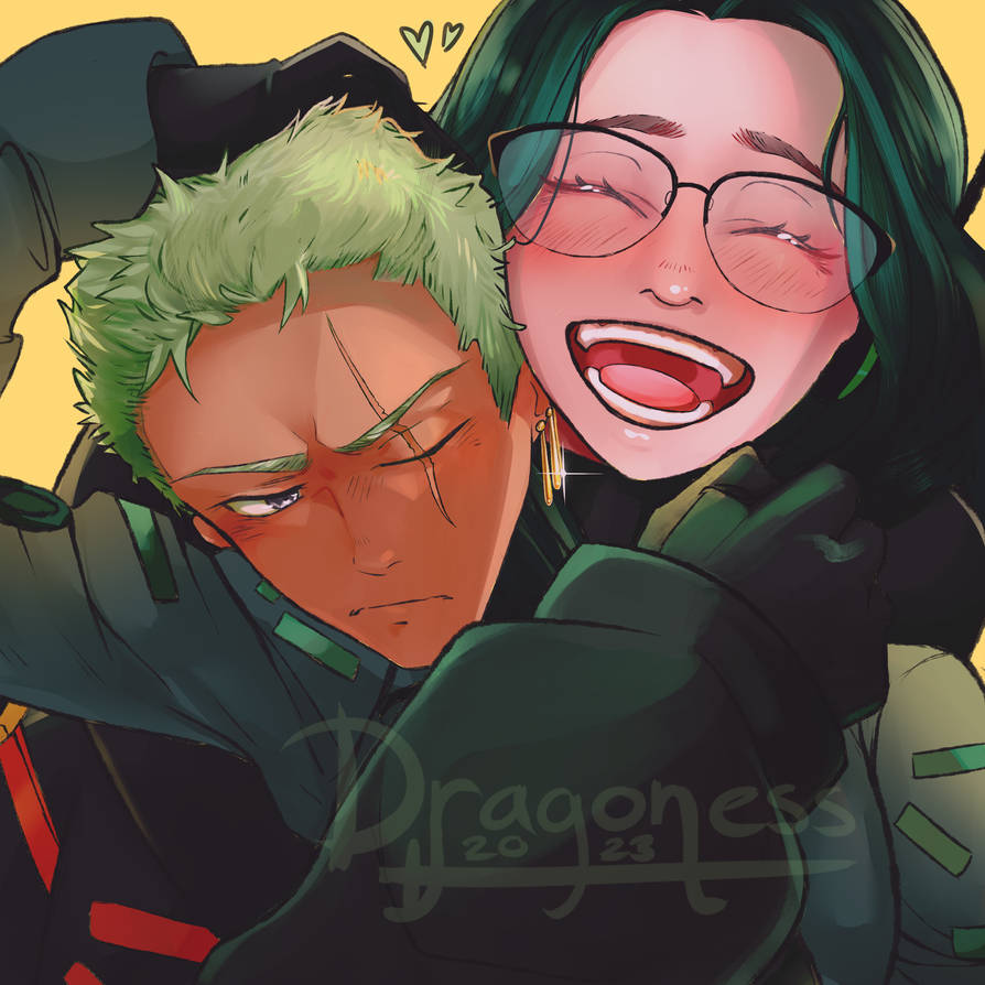 Comm1 - Fox x Zoro by DragonessDeity on DeviantArt