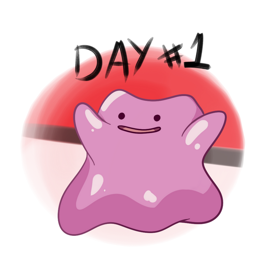 Pokecember Day #1 (favorite normal) - Ditto by AmbrosiaDelish on DeviantArt