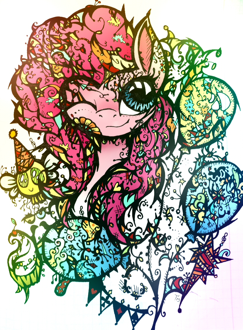 Laughter. Pinkie Pie time.